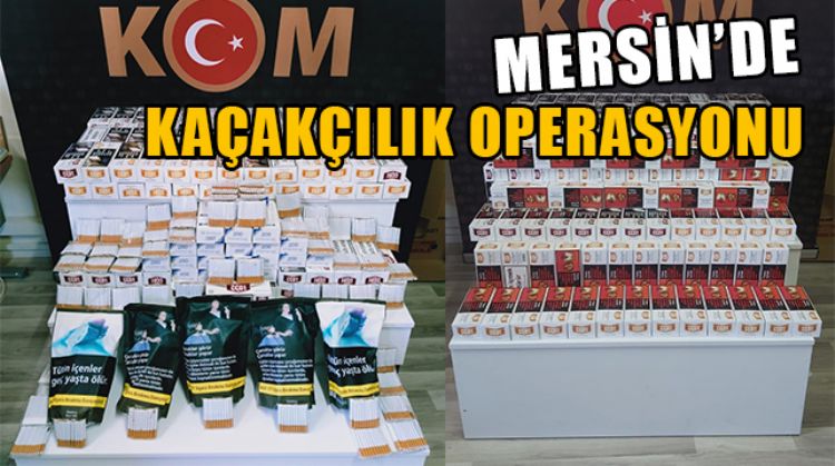 SİLİFKE’DE 45 BİN KAÇAK MAKARON ELE GEÇİRİLDİ
