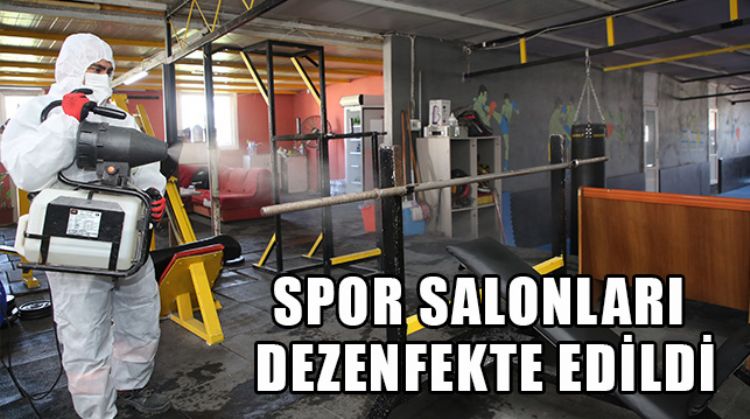 AKDENİZ’DE SPOR SALONLARI KORONAVİRÜSE KARŞI İLAÇLANIP DEZENFEKTE EDİLDİ