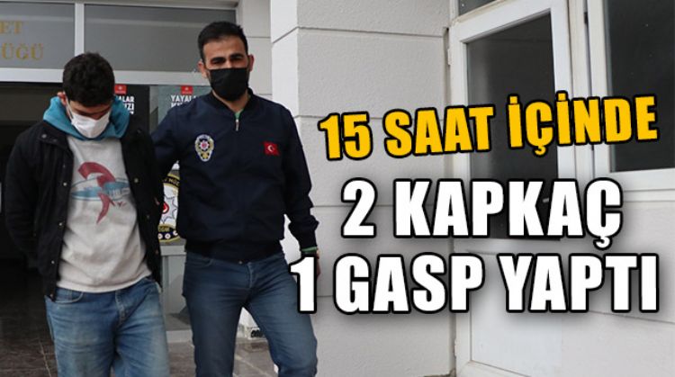 MERSİN’DE KAPKAÇ VE GASP ZANLISI YAKALANDI