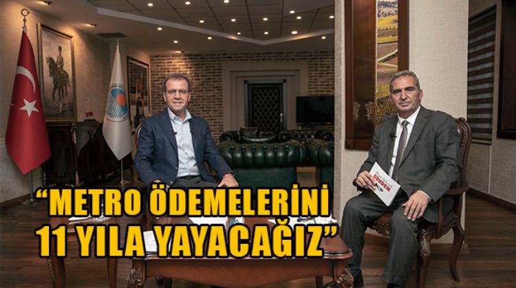 BÜYÜKŞEHİR BELEDİYE BAŞKANI SEÇER, METRO ELEŞTİRİLERİNE YANIT VERDİ