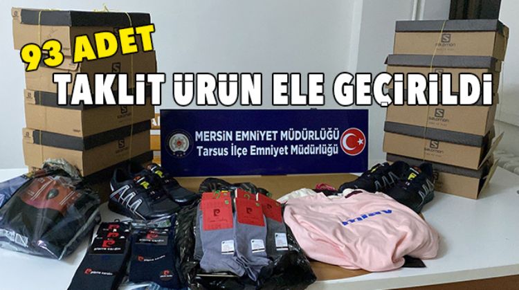 TAKLİT ÜRÜNLER ELE GEÇİRİLDİ