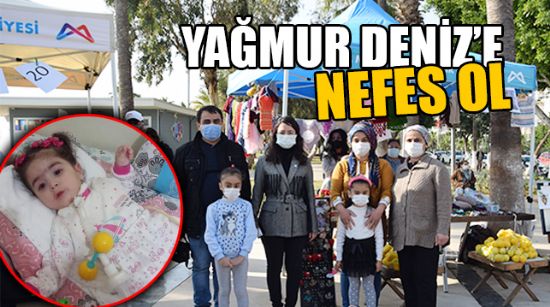 MERSİN’DE TİP 1 SMA HASTASI YAĞMUR DENİZ İÇİN STANT AÇILDI