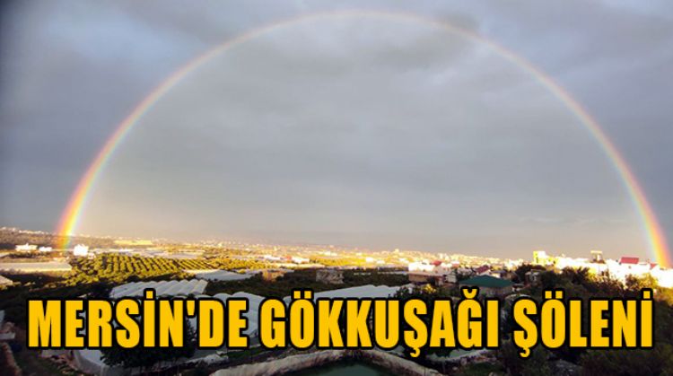 YAĞMURDAN SONRA GÖRSEL ŞÖLEN YAŞANDI