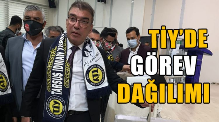TARSUS İDMAN YURDU'NDA YENİ YÖNETİM GÖREV DAĞILIMI YAPTI