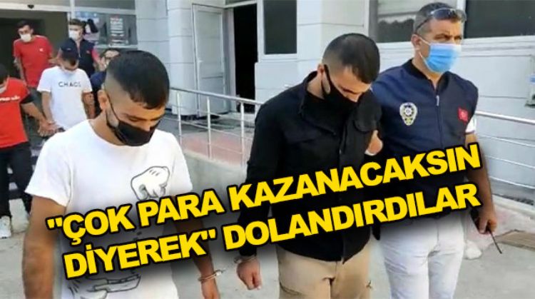 MERSİN'DE SOSYAL MEDYA ÜZERİNDEN BİR VATANDAŞI DOLANDIRMAYA ÇALIŞAN 5 KİŞİ YAKALANDI