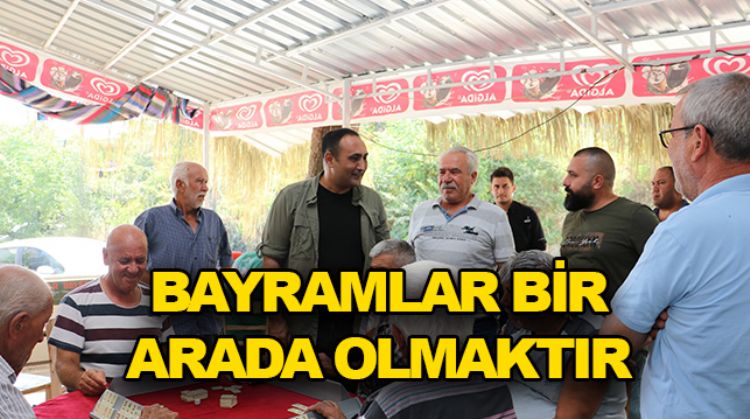 BAŞKAN YILMAZ VATANDAŞLARI ZİYARET ETTİ