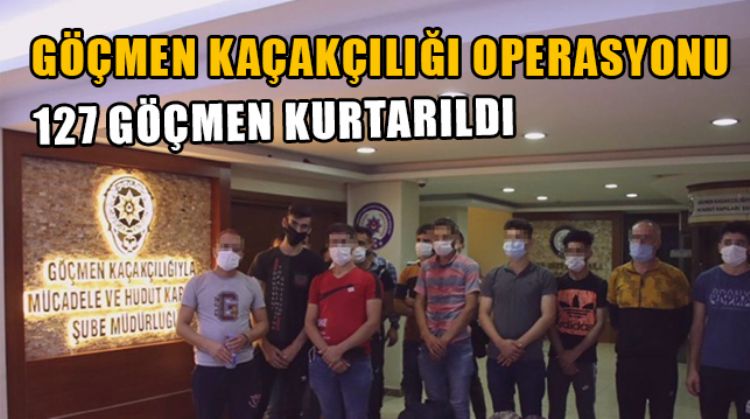 ARALARINDA MERSİN’İN DE OLDUĞU 3 İLDE BÜYÜK GÖÇMEN KAÇAKÇILIĞI OPERASYONU