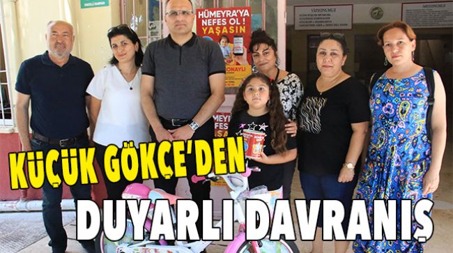 BİSİKLET PARASINI HÜMEYRA İÇİN BAĞIŞLADI