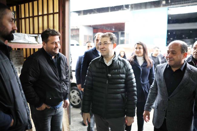 SANAYİ ESNAFINDAN SERDAR SOYDAN’A SICAK KARŞILAMA