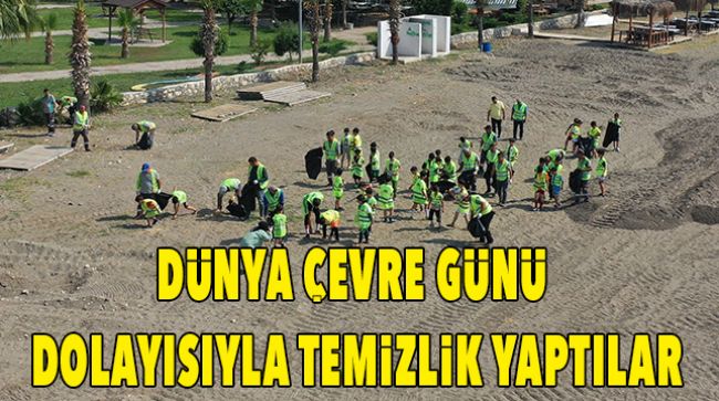 DOĞA MÜFETTİŞLERİ SAHİL VE PARKALRI TEMİZLEDİ