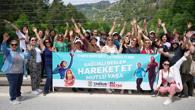 Tarsus Belediyesi ile doğayla bütünleşen sağlıklı adımlar
