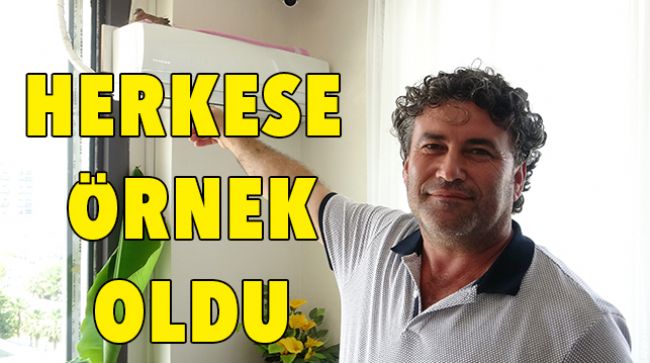 KUŞ YUVA YAPINCA, KLİMA AÇMAKTAN VAZGEÇTİ