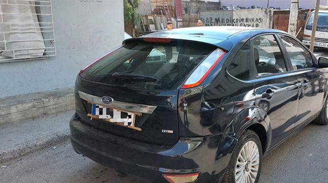 ÇALINAN OTOMOBİL AYNI GÜN BULUNDU