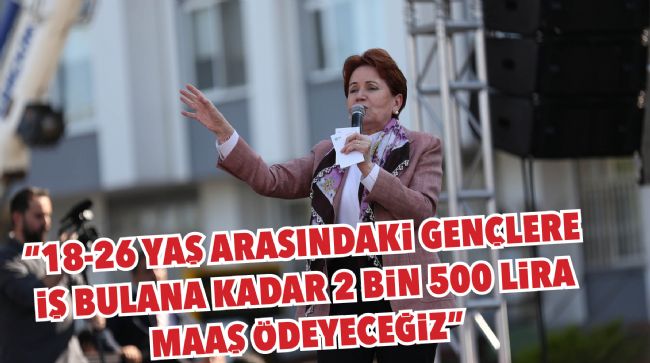 AKŞENER, PARTİSİNİN MERSİN MİTİNGİNDE PARTİLİLERLE BULUŞTU