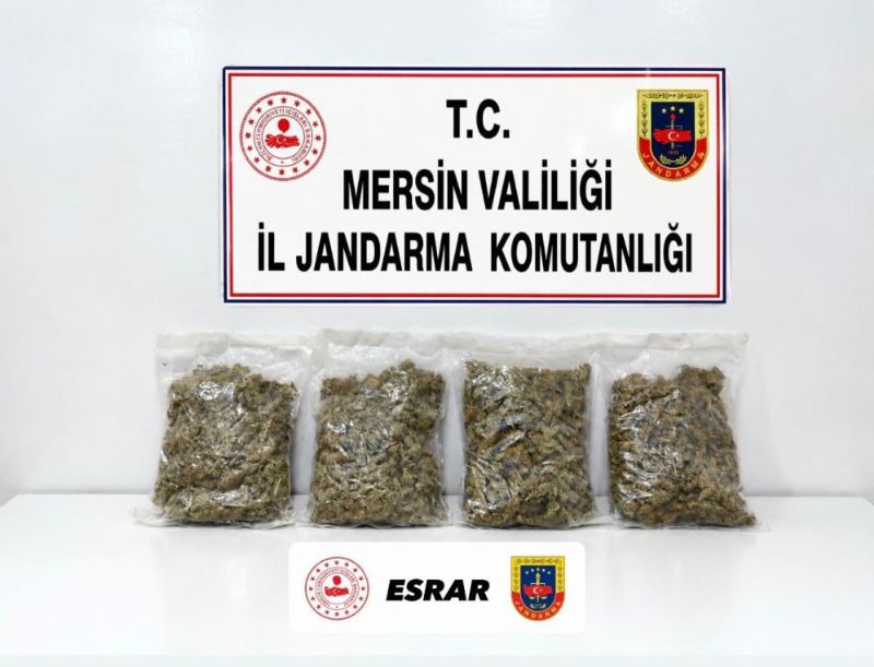  Mersin'de uyuşturucu operasyonu: 2 gözaltı