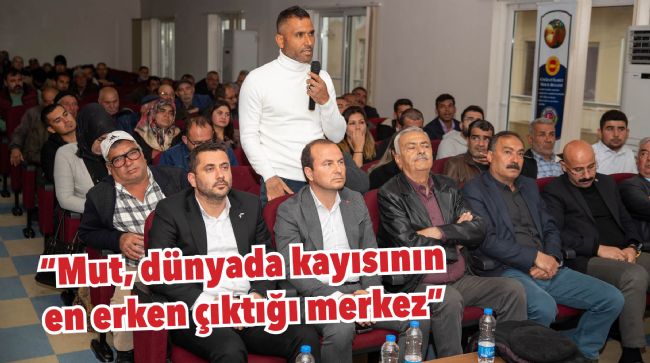MERSİN'DE ÜRETİCİLERE KAYISI HASAT TEKNİKLERİ EĞİTİMİ