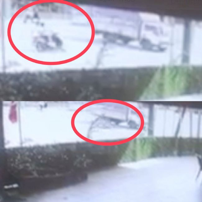 Motosiklet kamyonetin altına girdi: 1 ölü, 1 yaralı