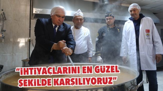 HER GÜN 10 BİN DEPREMZEDEYE SICAK YEMEK