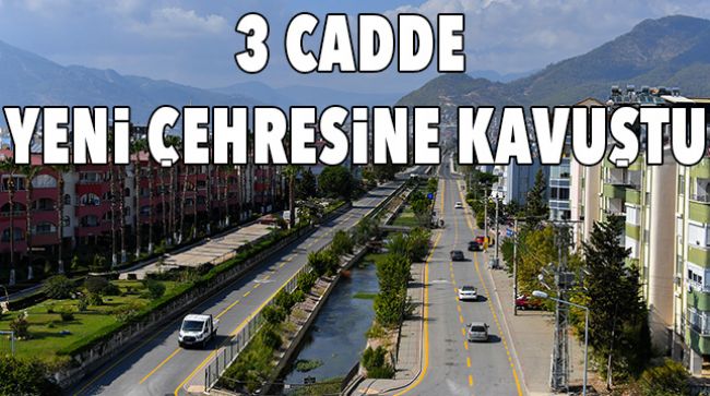 ANAMUR CADDELERİ YENİLENDİ
