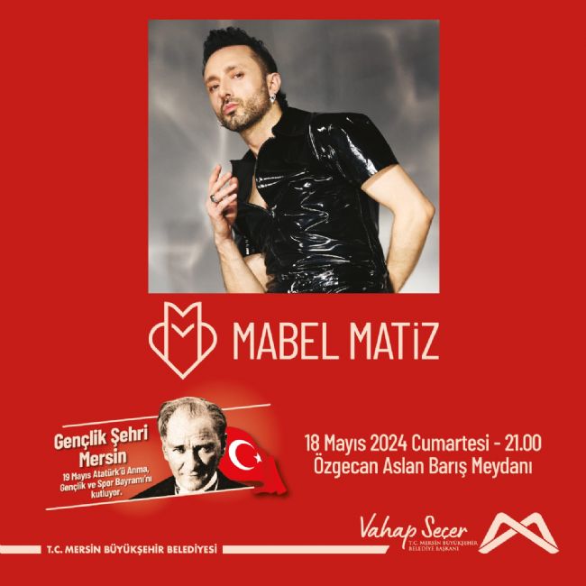 Mabel Matiz Mersinlilerle buluşacak