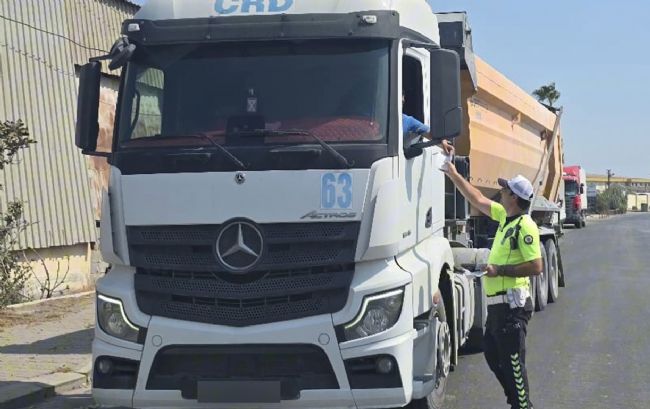 Mersin’de 2 milyona yakın araç denetlendi