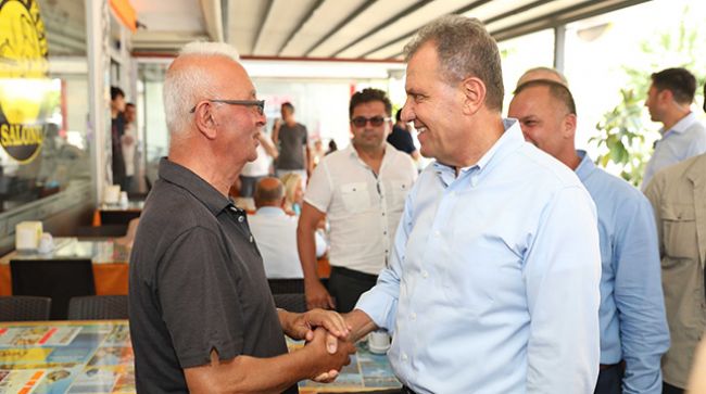 BAŞKAN SEÇER, SİLİFKE’DE ESNAF İLE BİR ARAYA GELDİ
