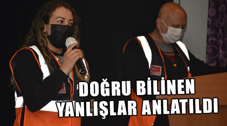 YENİŞEHİR BELEDİYESİ PERSONELİNE AFET FARKINDALIK EĞİTİMİ VERİLDİ