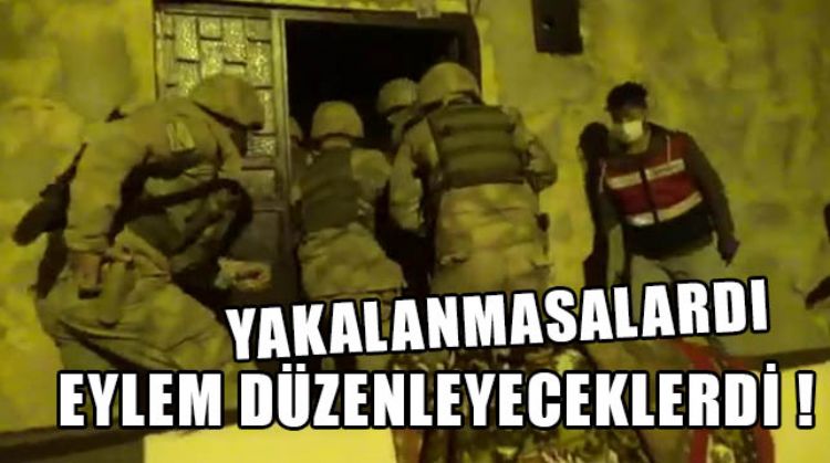 MERSİN’DE TERÖR OPERASYONU: 14 KİŞİ YAKALANDI