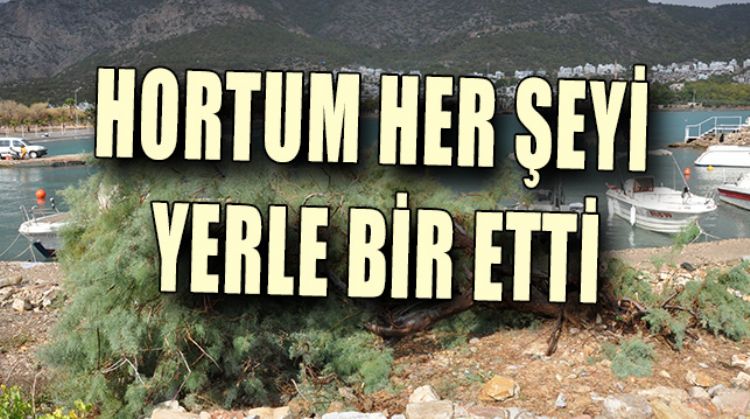 SİLİFKE’DE HORTUM ÇIKTI