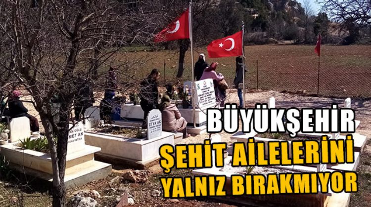 MERSİN BÜYÜKŞEHİR, ŞEHİT AİLELERİNE ZİYARETLERİNİ SÜRDÜRÜYOR