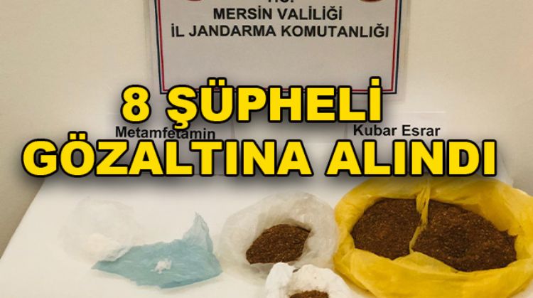MERSİN’DE UYUŞTURUCU OPERASYONU