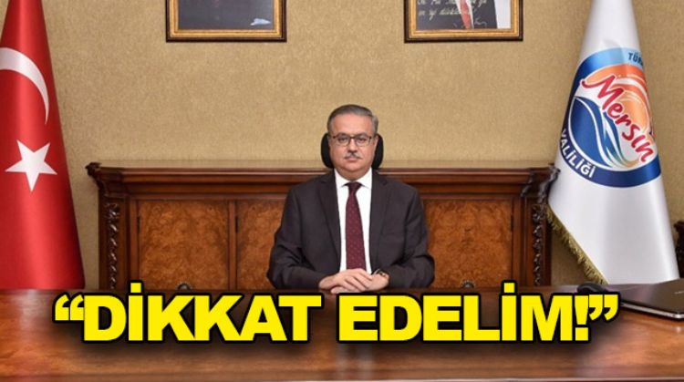 VALİ SU BAYRAM MESAJI YAYINLADI