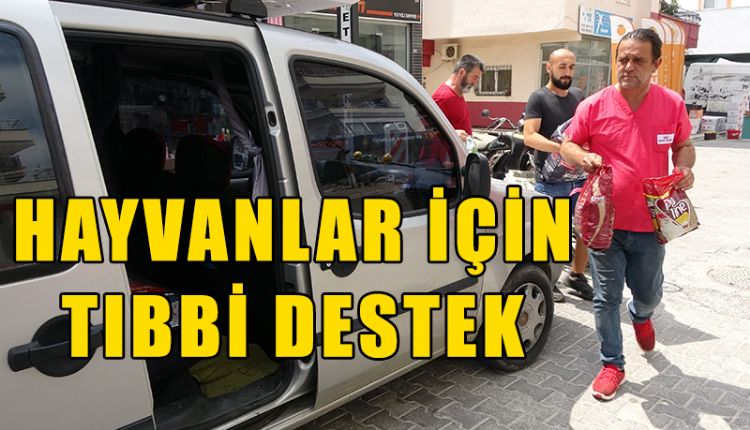 HAYVANLAR İÇİN YARDIM TOPLANDI