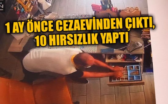TÜM KAMERALARDA AYNI HIRSIZ.