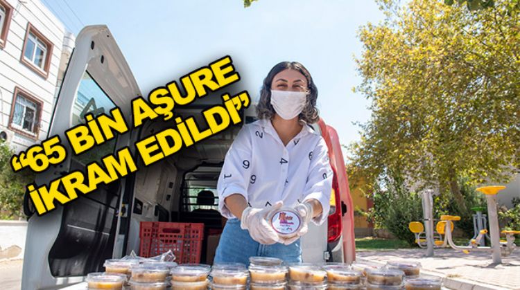 BÜYÜKŞEHİR BELEDİYESİ AŞURE DAĞITTI