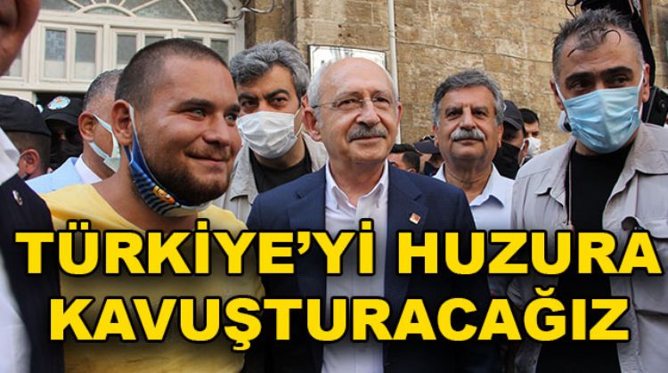 KILIÇDAROĞLU MERSİN ESNAFIYLA BULUŞTU