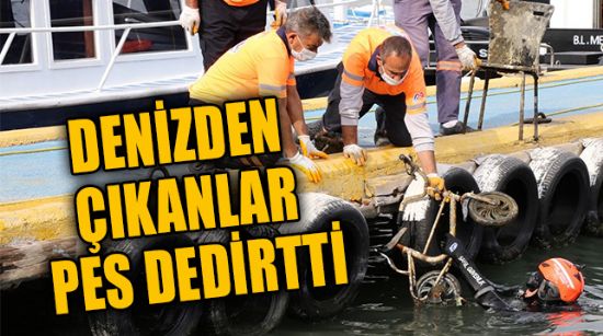 DENİZDEN ÇIKANLAR PES DEDİRTTİ
