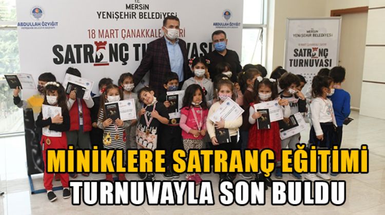 YENİŞEHİR’DE SATRANÇ EĞİTİMİNİ TAMAMLAYAN MİNİKLER, SERTİFİKALARINI BAŞKAN ÖZYİĞİT’İN ELİNDEN ALDI