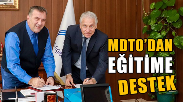MERSİN DENİZ TİCARET ODASI ÖĞRENCİLERE KLAVYELİ TABLET DESTEĞİ VERDİ