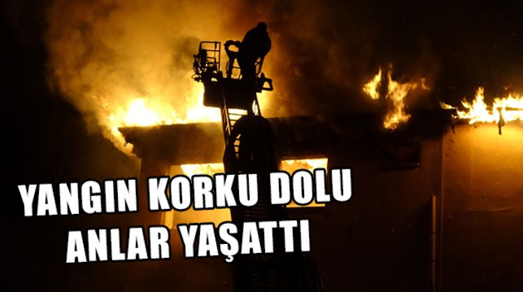 MERSİN’DE ÇIKAN YANGIN ÇEVREDEKİ VATANDAŞLARA BÜYÜK PANİK YAŞATTI