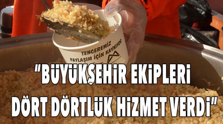 KARLA KAPLI MAHALLELERE AŞ GÖTÜRDÜLER