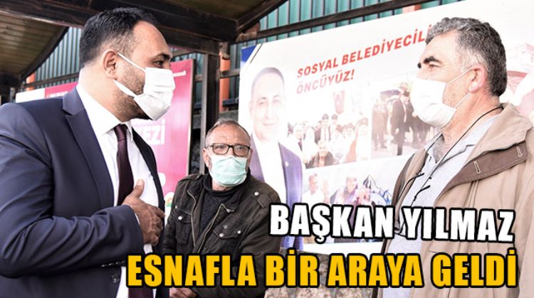 TOROSLAR BELEDİYE BAŞKANI YILMAZ, İLÇE ESNAFININ TALEPLERİNİ DİNLEDİ