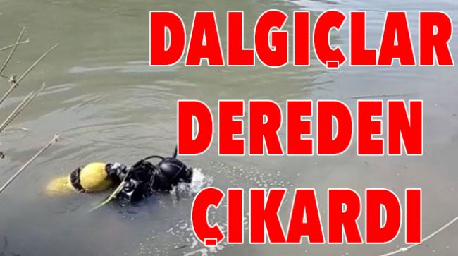 CİNAYET SİLAHI DEREDE BULUNDU