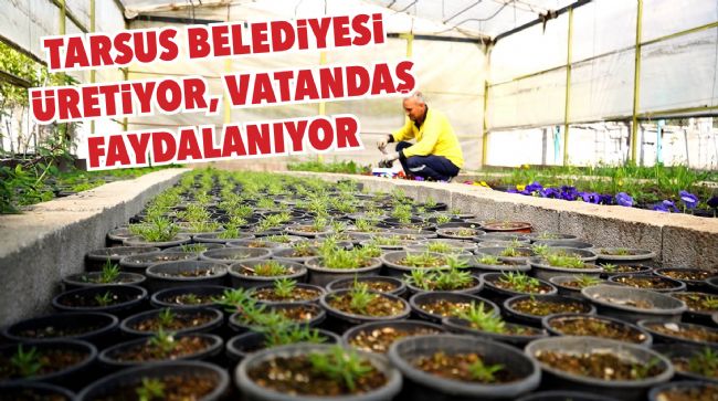 TARSUS BELEDİYESİ ÜRETİYOR VATANDAŞ FAYDALANIYOR