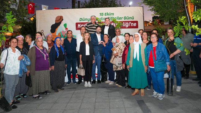Tarsus'ta kadın üreticilere fidan desteği