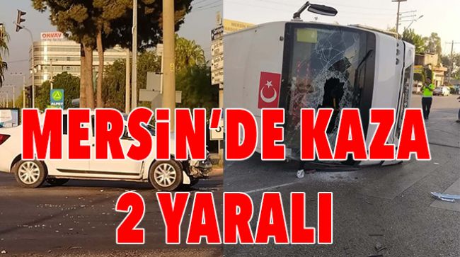 HALK OTOBÜSÜ OTOMOBİL İLE ÇARPIŞTI