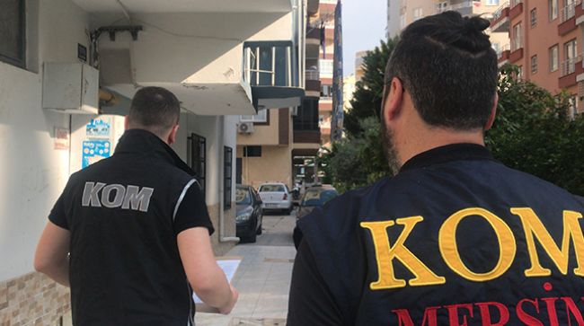 MERSİN MERKEZLİ 8 İLDE OPERASYON DÜZENLENDİ