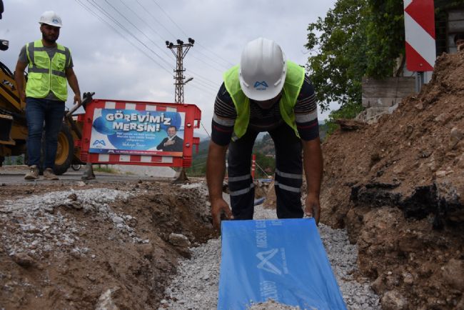 Değirmendere’nin içme suyu hattı yenilendi