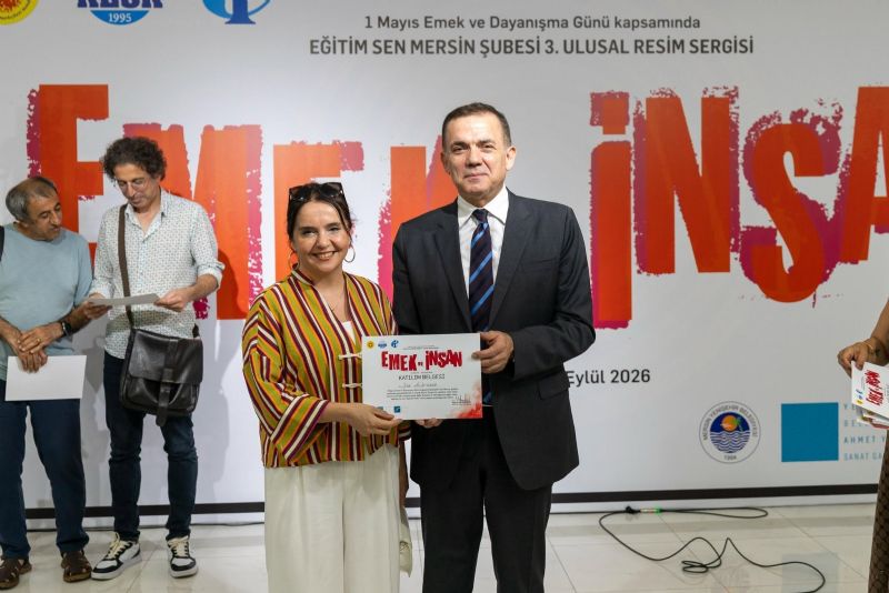 Emek ve insanın çığlığı tuvale yansıdı