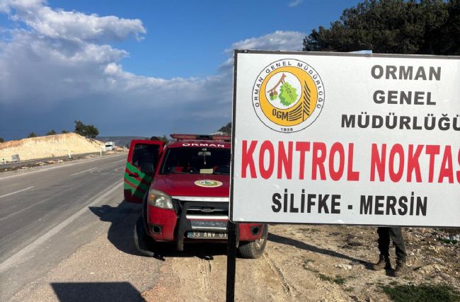 Mersin’de Orman Güvenliği İçin Önleme Araması Yapıldı